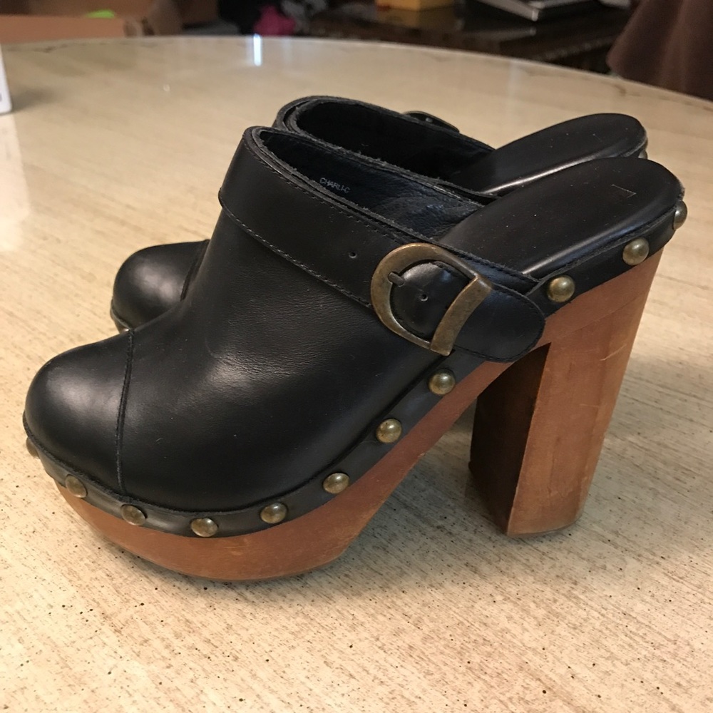Jeffrey Campbell Woodies Clog Heels